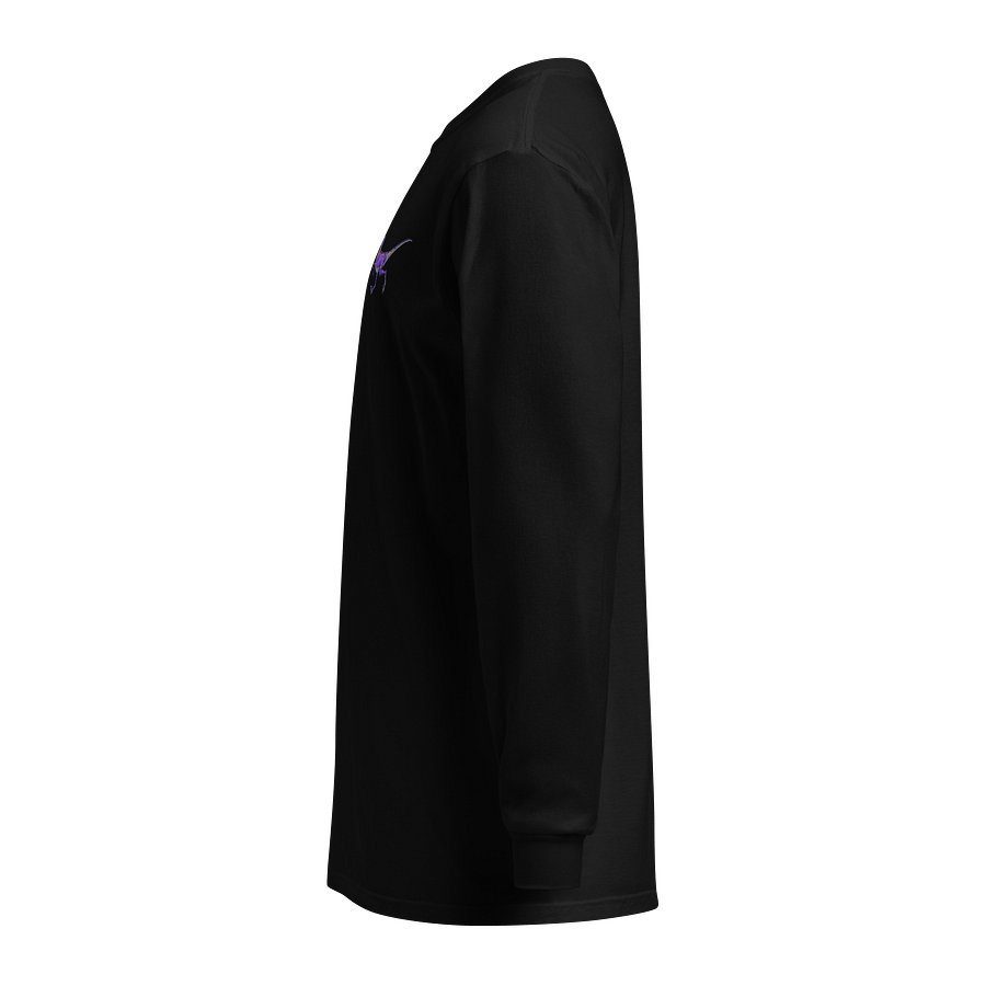 Velociraptor Embroidered Long Sleeve T Shirt product image (3)