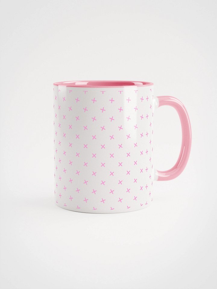 Glitchy Delight Ceramic Mug Pink product image (1)