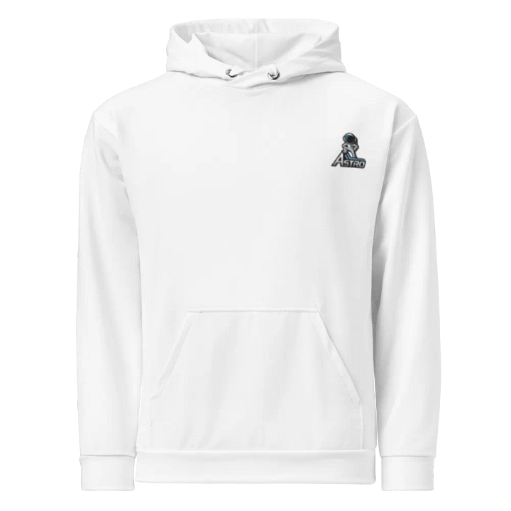 Astro Recycled Unisex Hoodie with Astronaut Design - White product image (1)