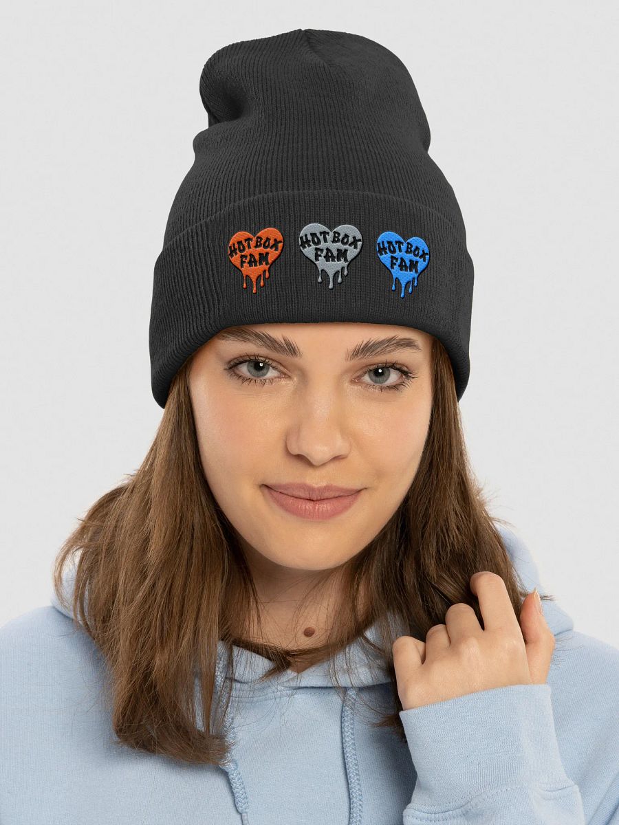HOT BOX FAM SOLID EMBROIDERY BEANIE product image (19)