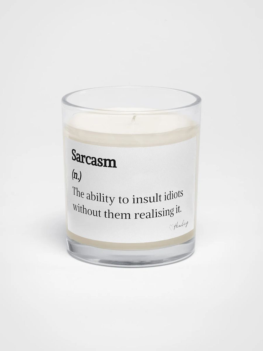 'Sarcasm' Soy Wax Candle product image (1)
