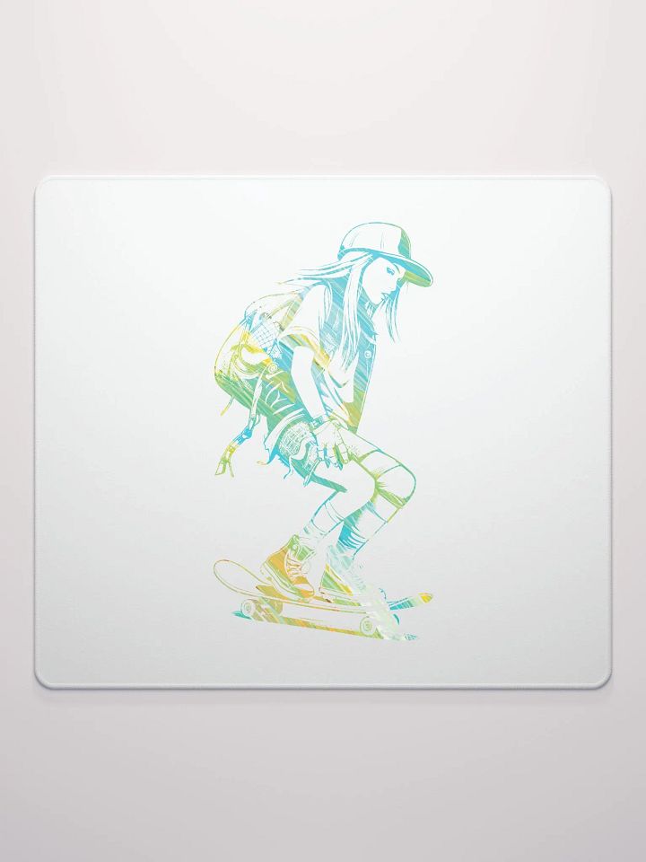 GIRL ON SKATEBOARD Skateboard, skateboarding, skater, skate, retro, vintage, girl, skateboarder, woman, skating, skate clothing product image (2)