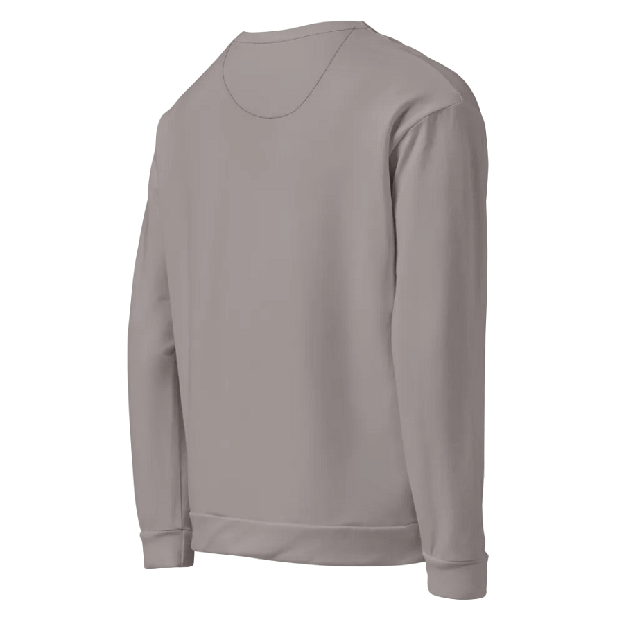 Plain Grey Soft Summer Unisex Recycled Polyester Heavyweight Premium Sweatshirt by Treasure Pie product image (7)