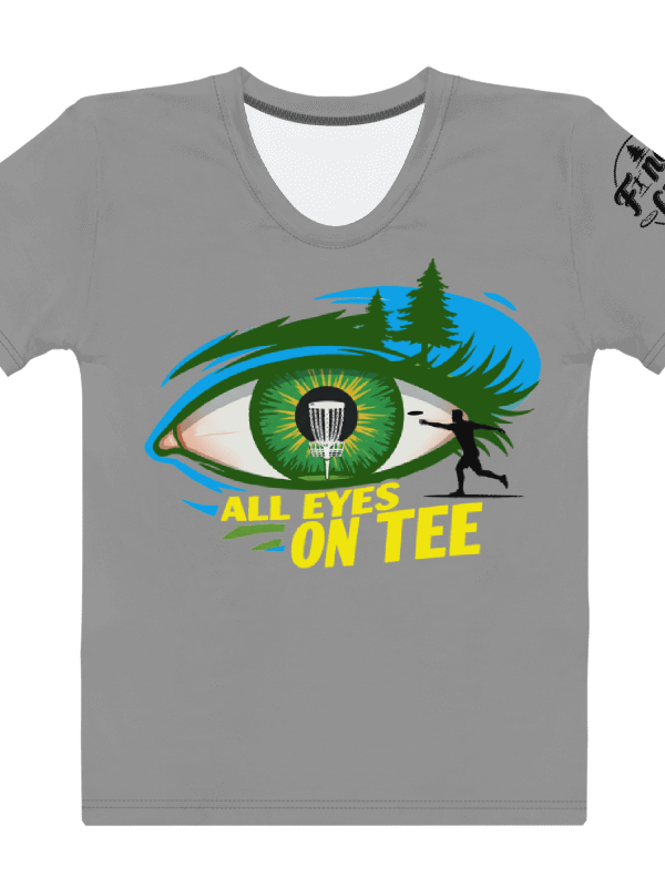 Fancy Lads Women's Grey T-shirt "All Eyes On Tee" product image (1)