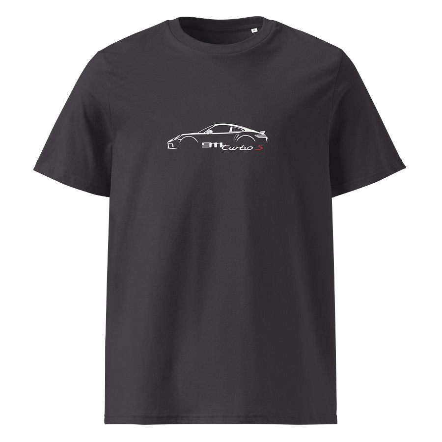 Man T-Shirt Unisex Organic Ribbed Neck Shirt Porsche Graphic product image (1)