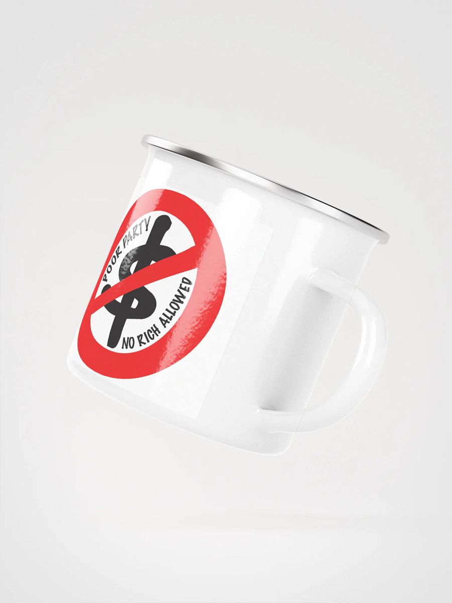 Poor Party Enamel Mug product image (3)