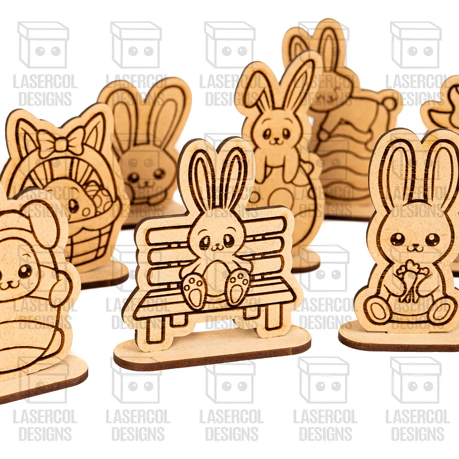 Easter Cutouts With Base Set 4 - Laser Cut Files product image (10)