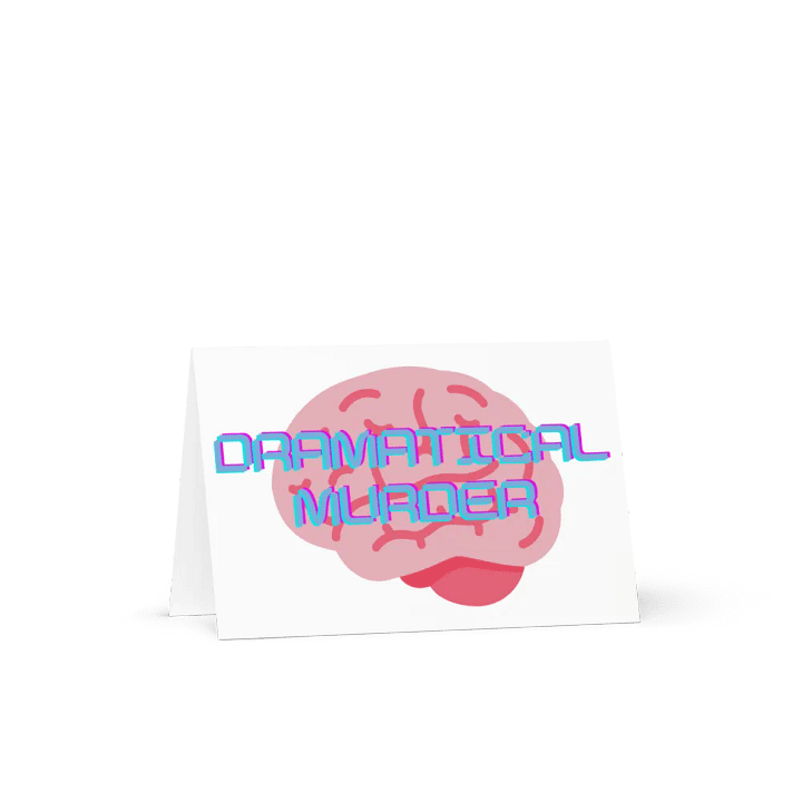 DRAMAtical Murder on my Brain Greeting Card product image (1)