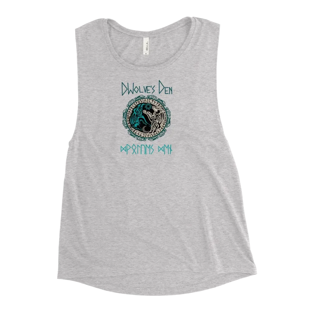 Mystical Wolves Den Flowy Tank product image (49)