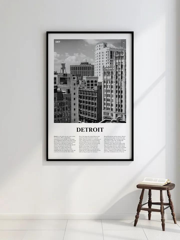 Detroit 03 Newspaper Poster product image (4)