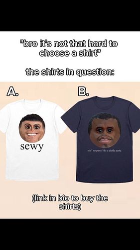 Too hard to pick 1 tbh 🥀💔

#fyp #funny #need #trending #memeclothing #clothes #memes #funnyclothes #brainrot #cr7 #football #...