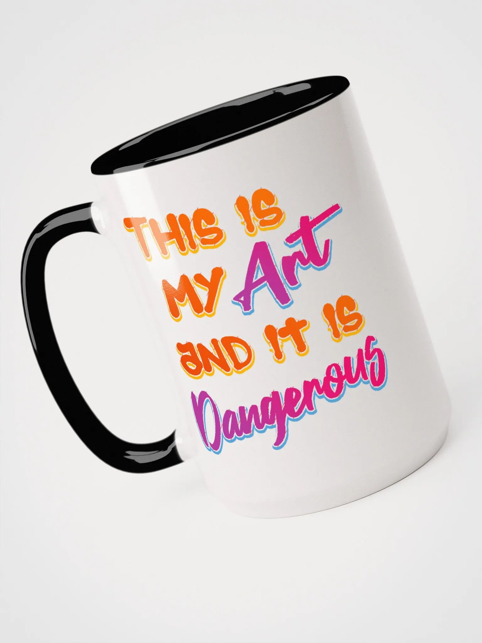My Art is Dangerous White Mug product image (12)