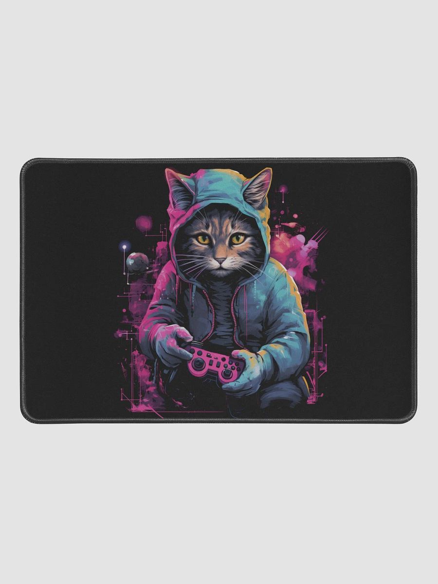 Gamer Cat Desk Mat product image (1)