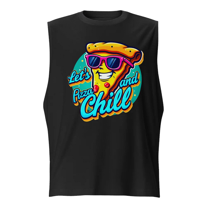 Pizza & Chill Muscle Tank Bella+Canvas (Men's) product image (1)
