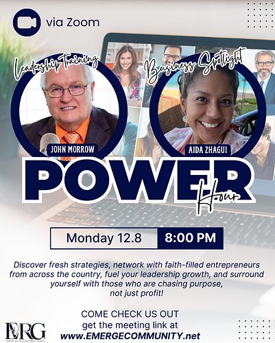 🔥 POWER HOUR DETAILS🔥
And you are invited!

Join us Monday, December 8th at 8:00 PM EST on Zoom for a night that will sharpen...
