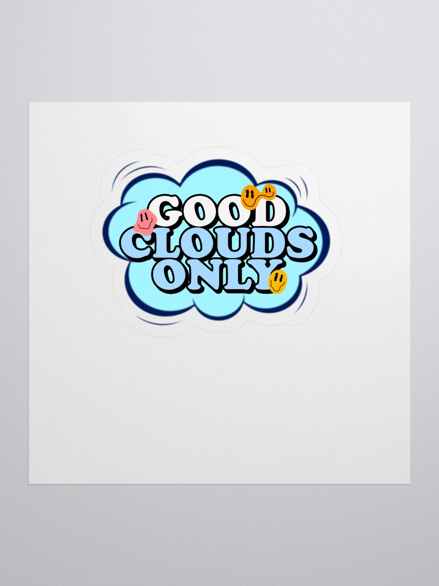 GOOD CLOUDS STICKER product image (1)