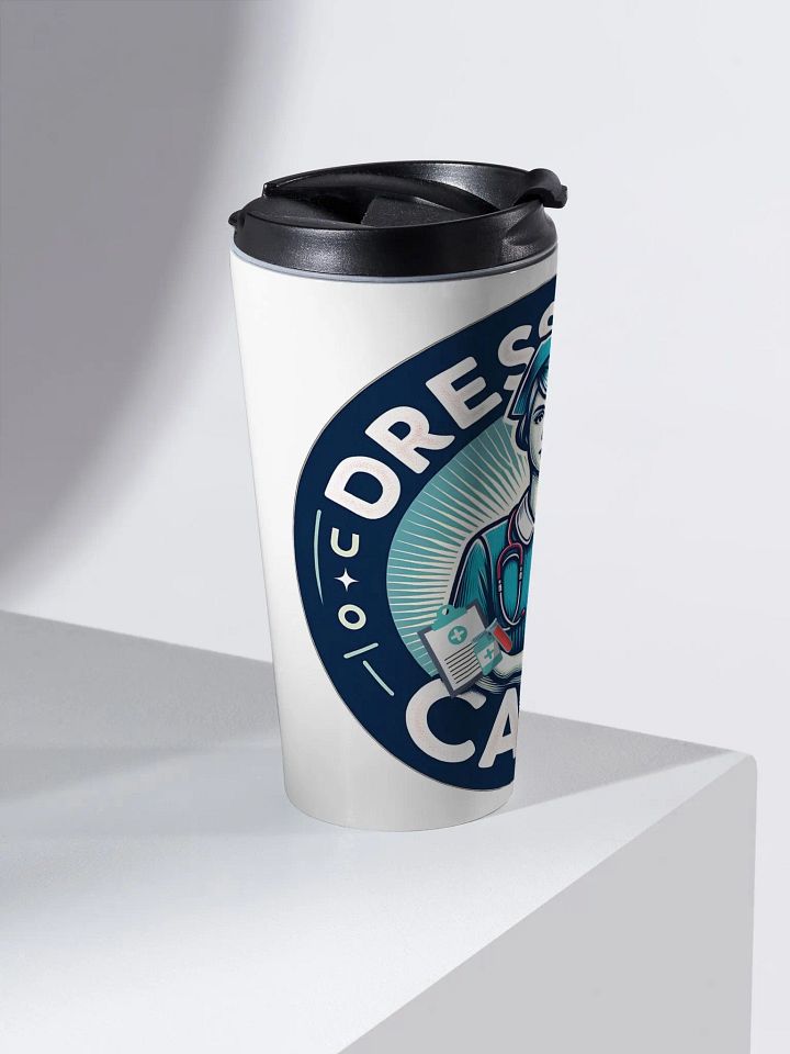 Dressed To Care Stainless Steel Travel Mug product image (2)