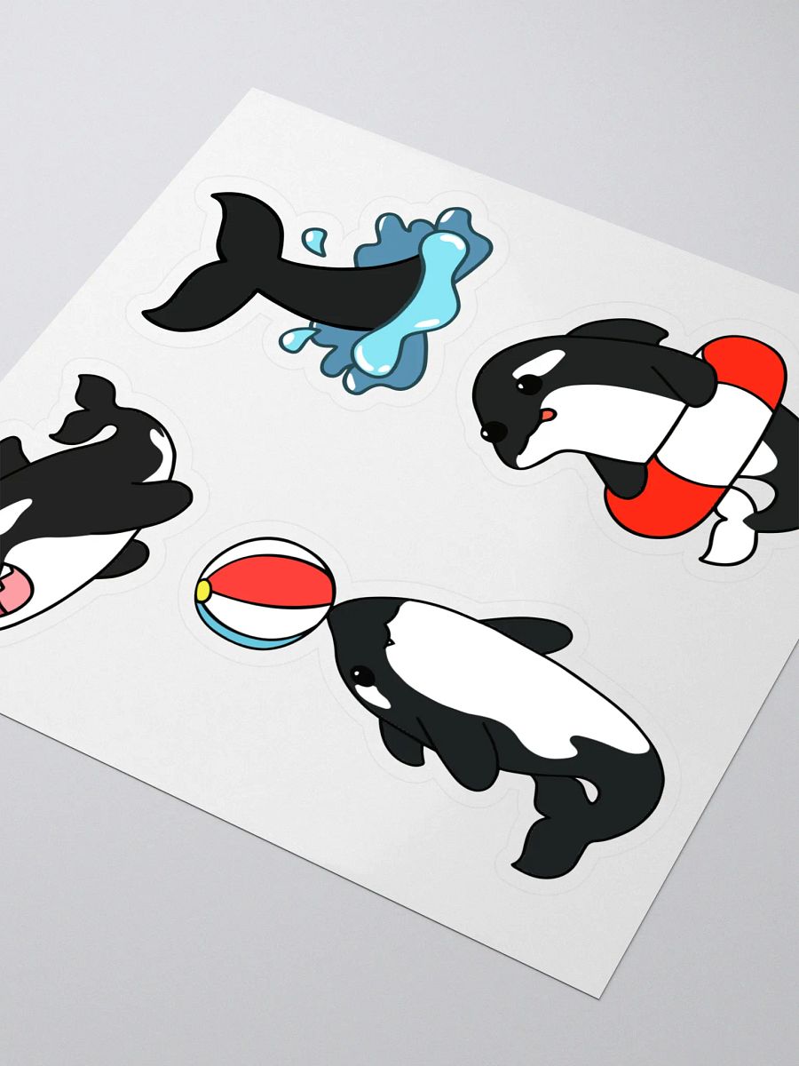 Kawaii Orca Stickers product image (3)