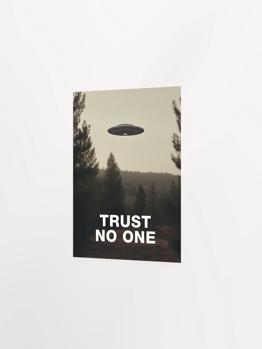 Trust No One/The X-Files poster, S01E24 1994 — sci-fi poster, movie art, I want to believe poster, space print, aliens wall decor product image (7)
