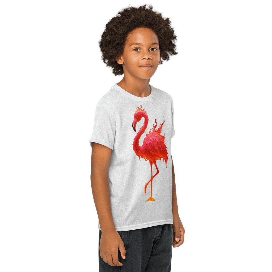 Flaming Flamingo Youth Shirt product image (69)