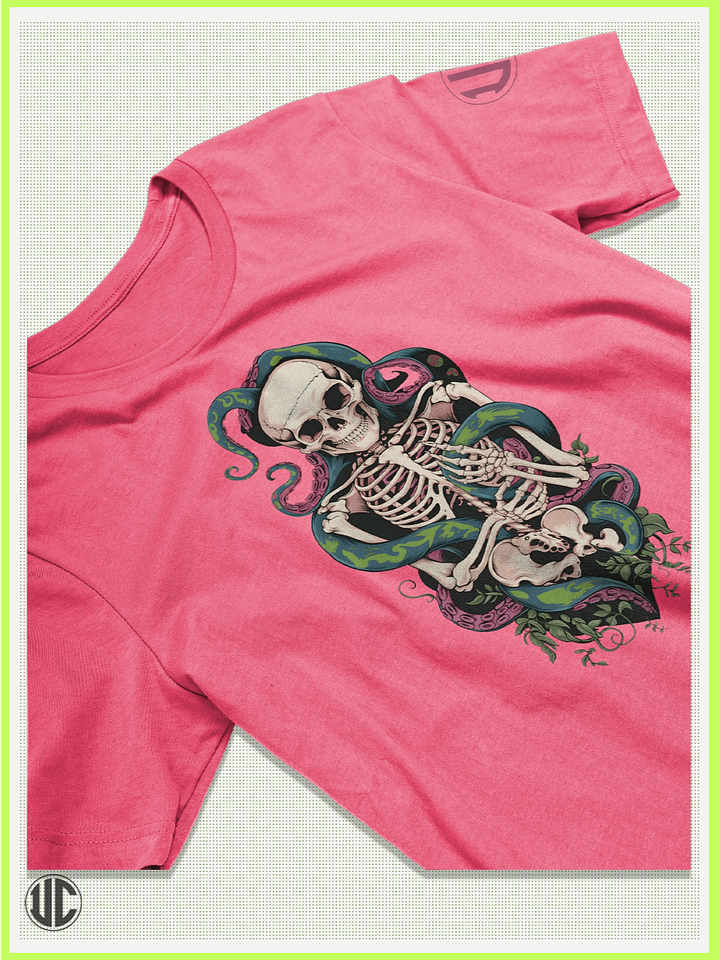 Tentacle Embrace – Ocean Gothic Skeleton T-Shirt product image (2)