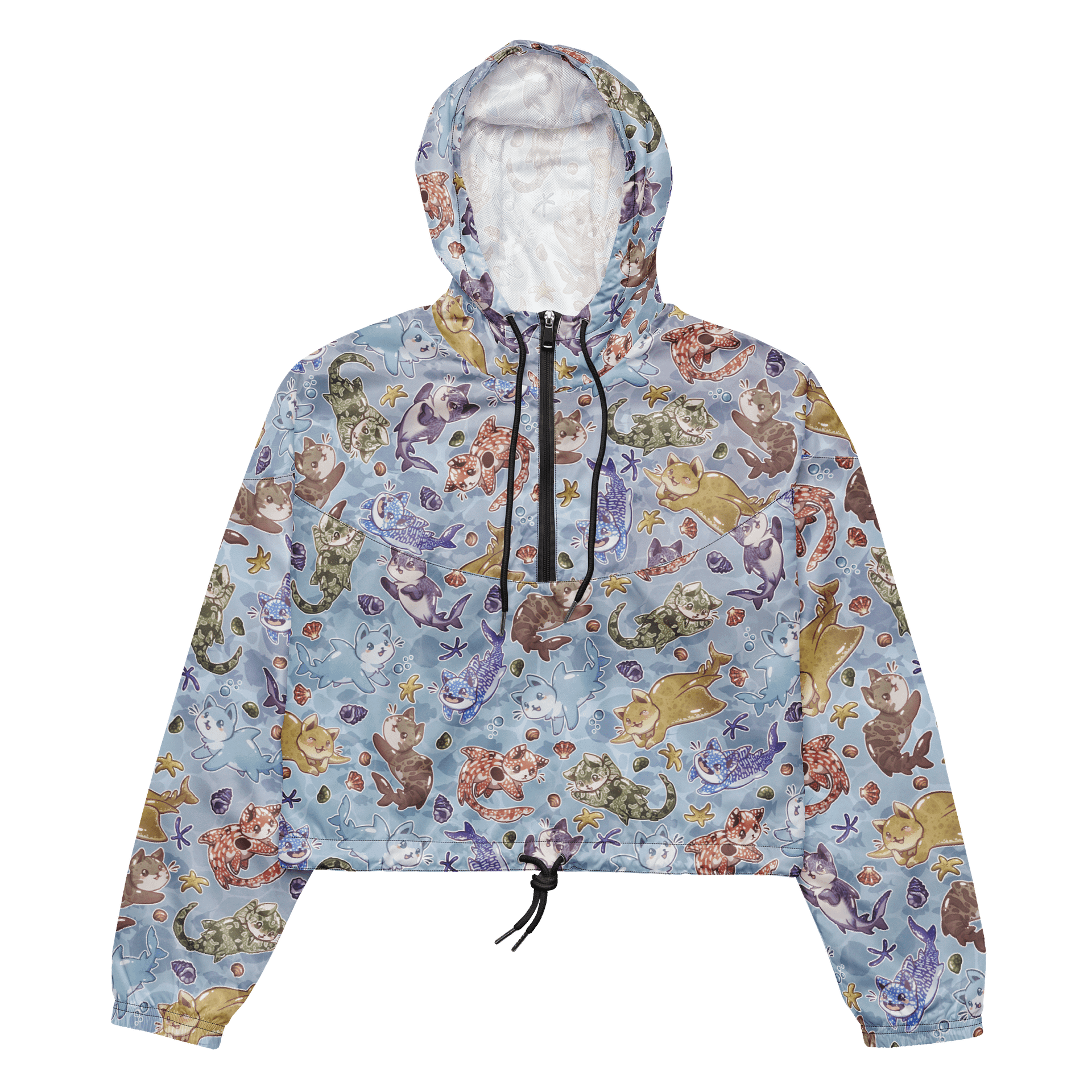CATSHARK - women's cropped windbreaker product image (2)