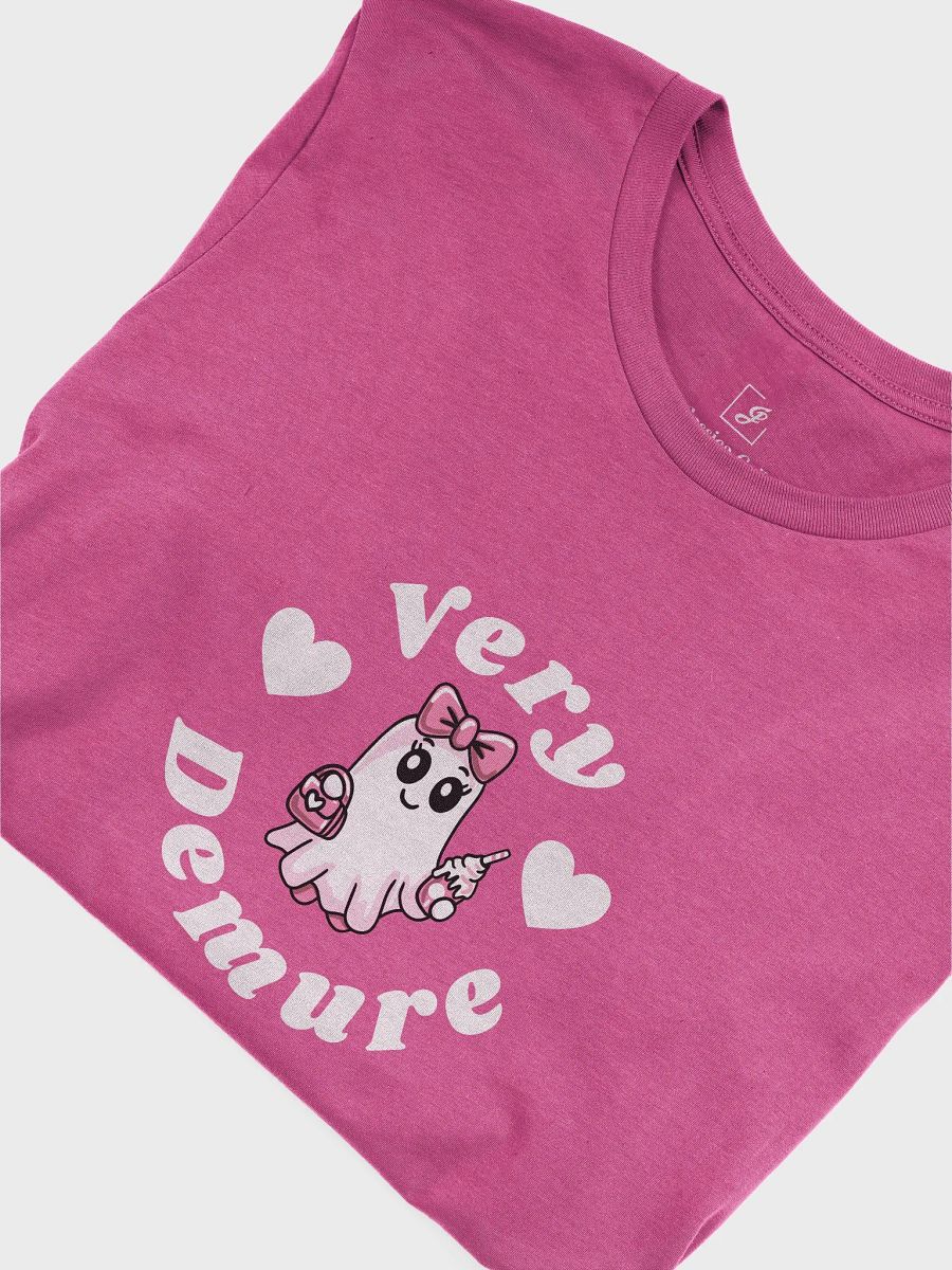Very Demure Cute Ghost Design Supersoft Classic Fit T-Shirt product image (3)