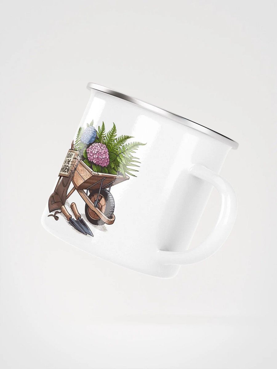 Today in the Garden enamel mug! product image (5)