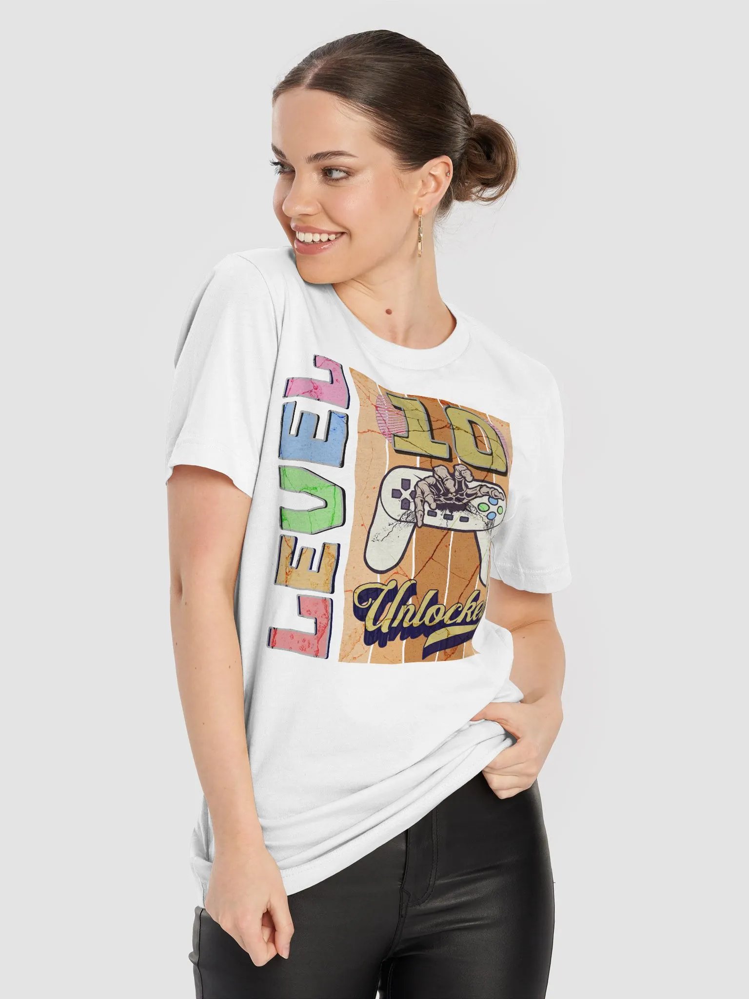 Level 10 Unlocked Game Controller T-Shirt product image (5)