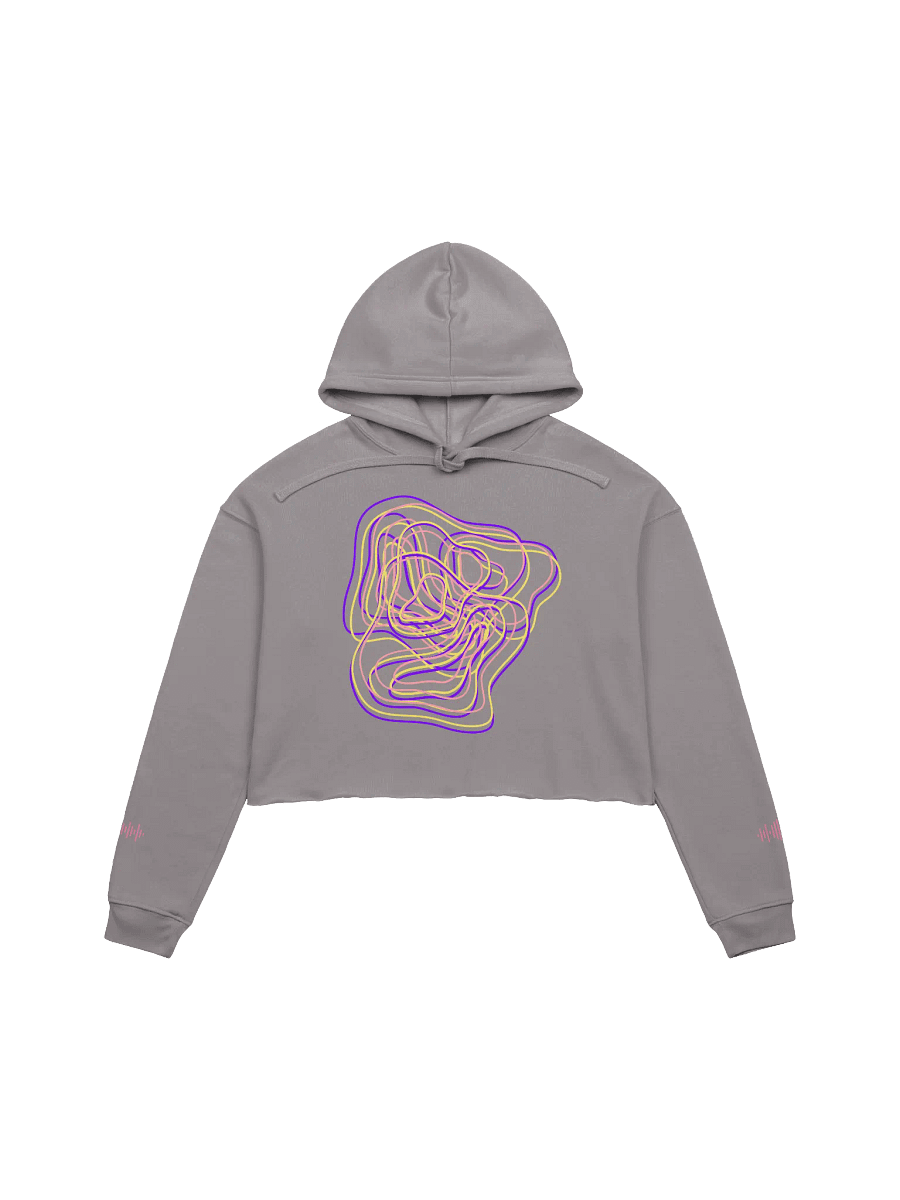 Abstract Fusion Crop Hoodie product image (1)