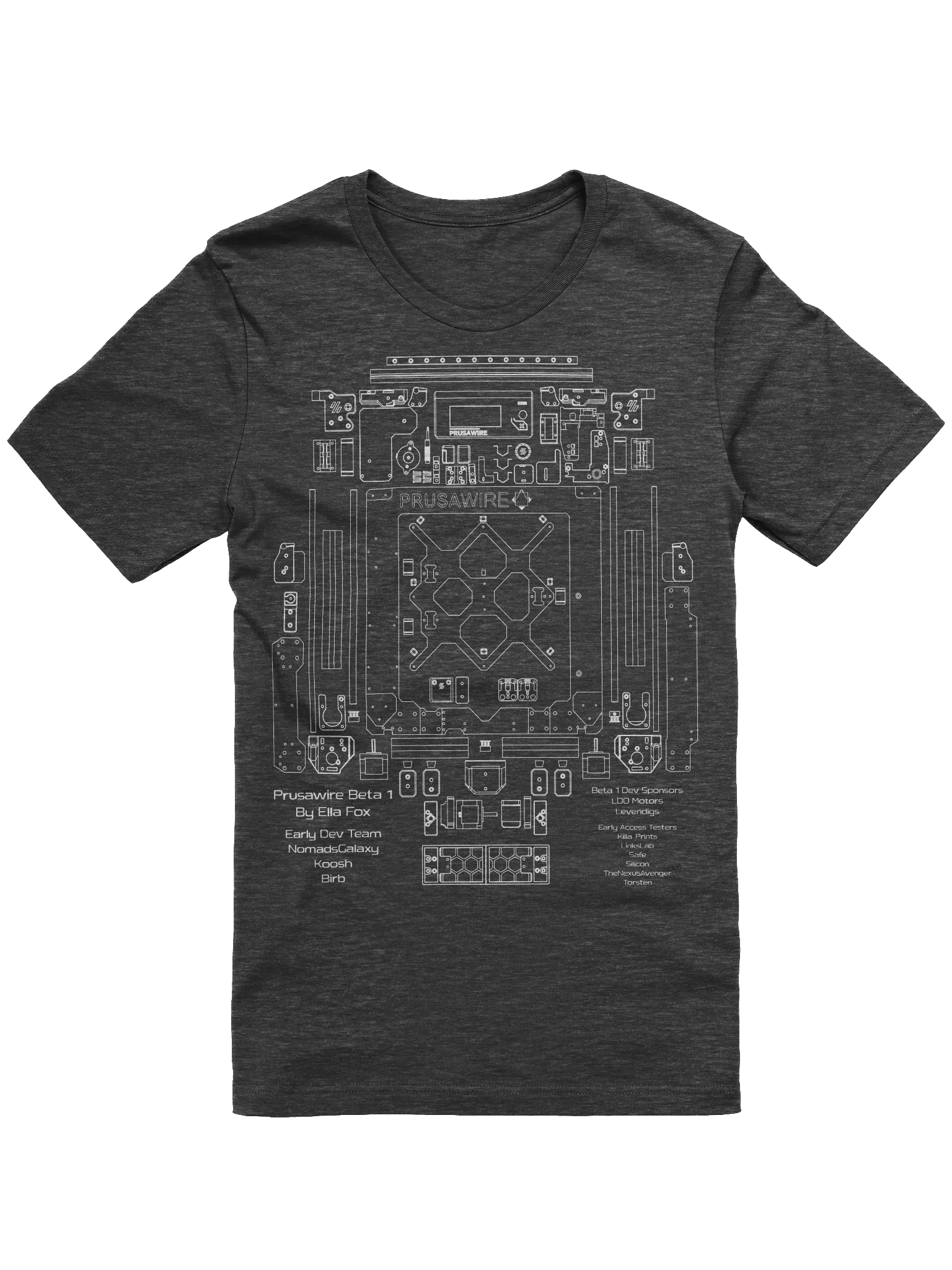 Prusawire Beta 1 Commemorative Tee product image (2)