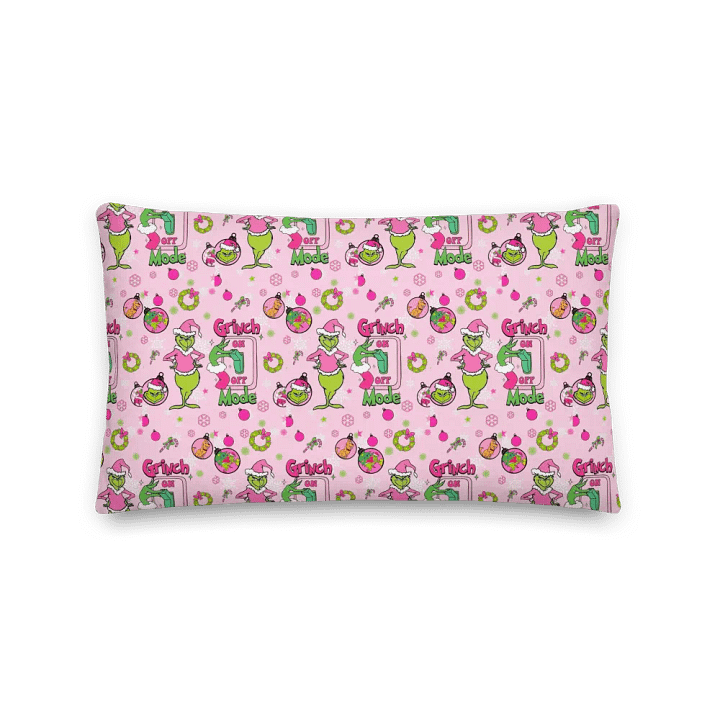 PINK GRINCH PILLOW product image (2)