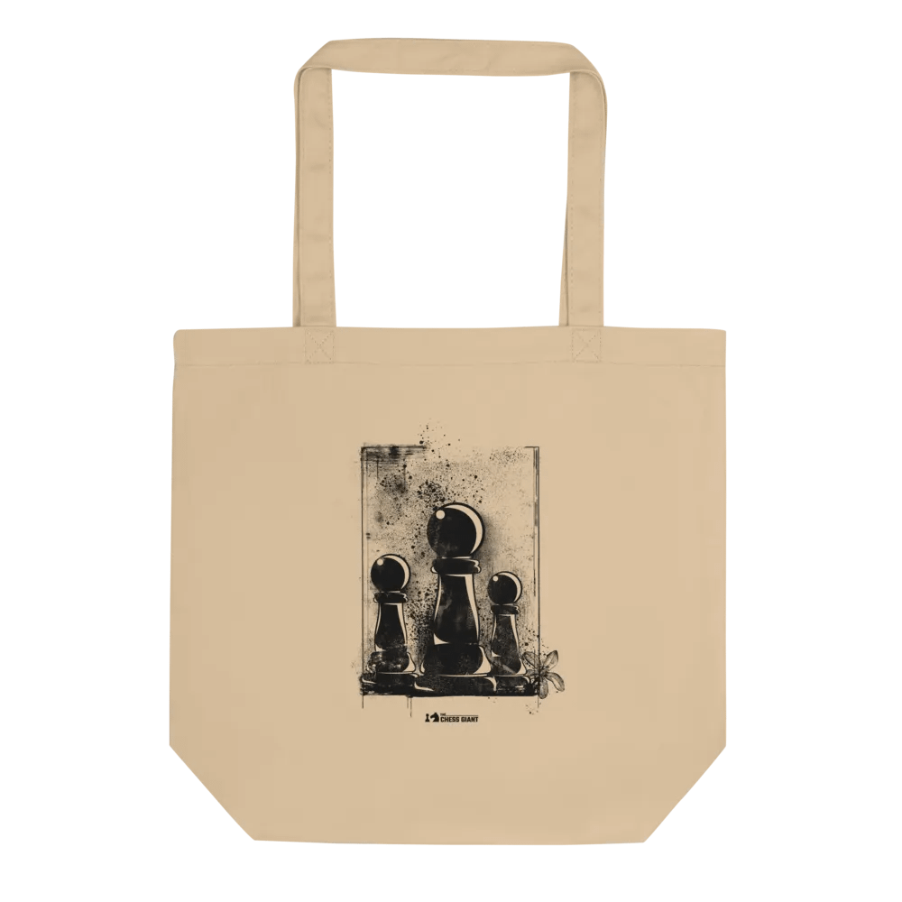 Grunge Chess: Pawn Trio tote bag product image (1)