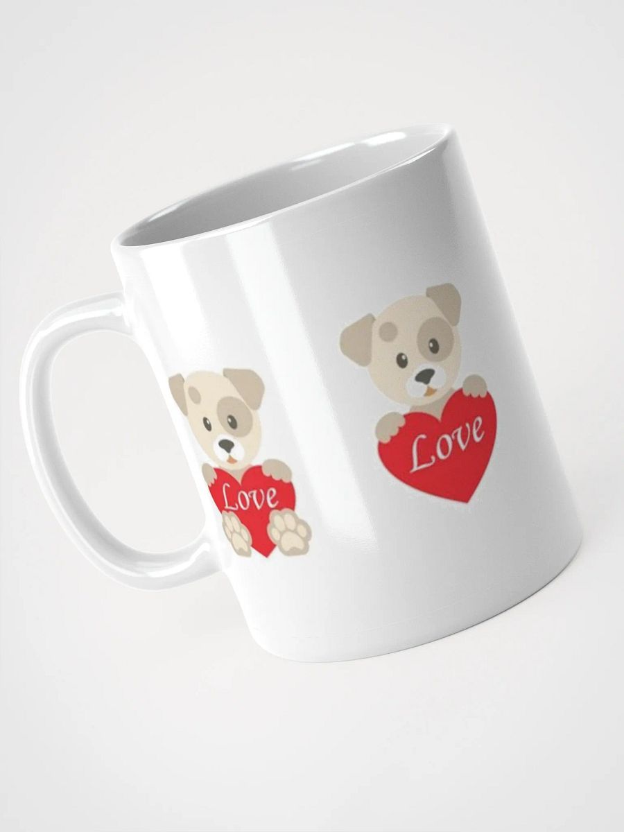White Glossy Mug Cute Bear product image (3)