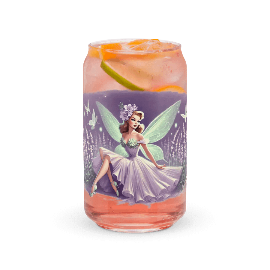 Lavender Fairy Can-Shaped Glass product image (37)