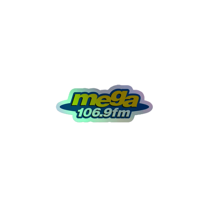 Mega 106.9 Hoja de pegatinas holográficas product image (1)