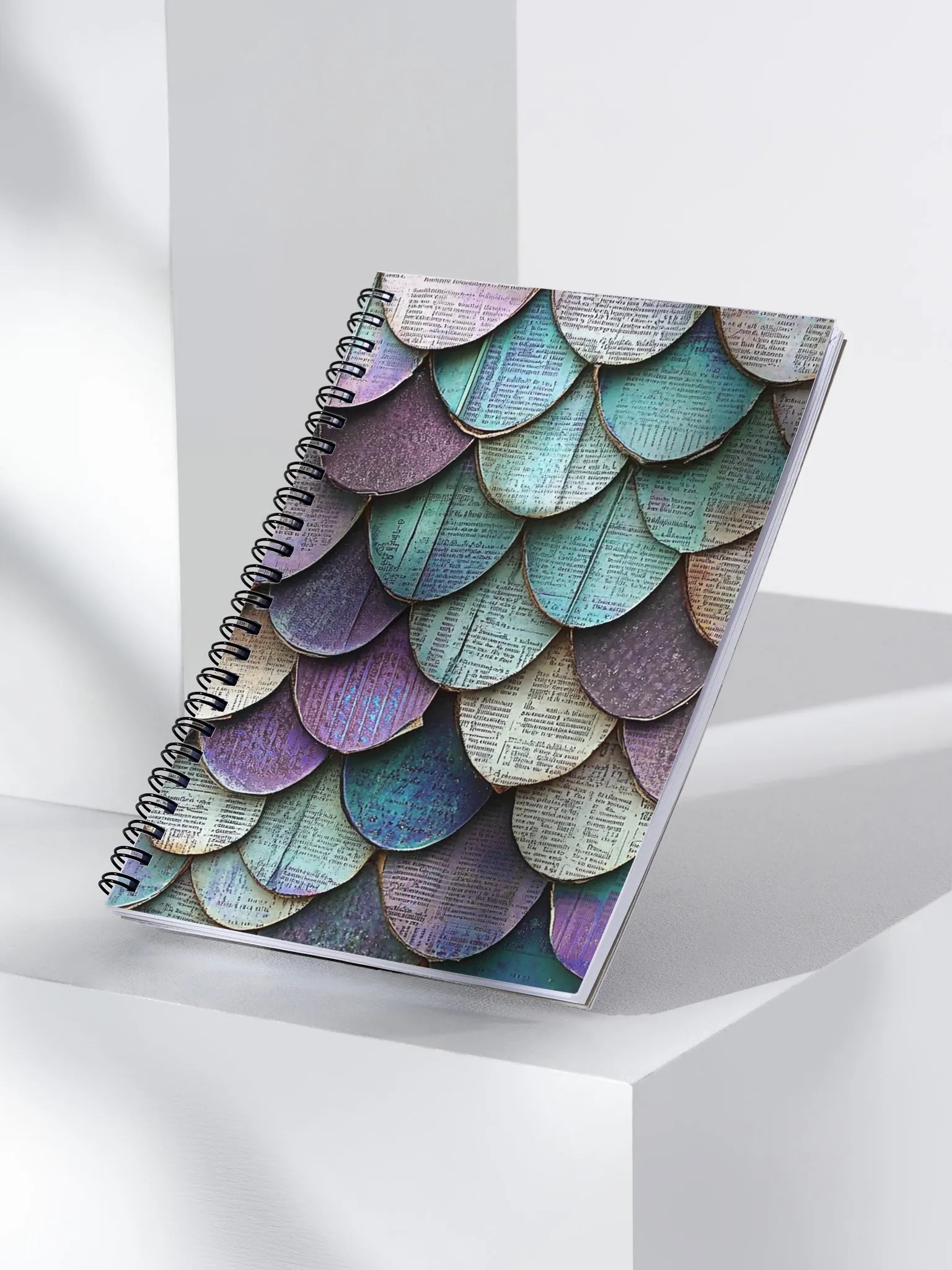Mosaic Mermaid Scales: Spiral Notebook product image (3)