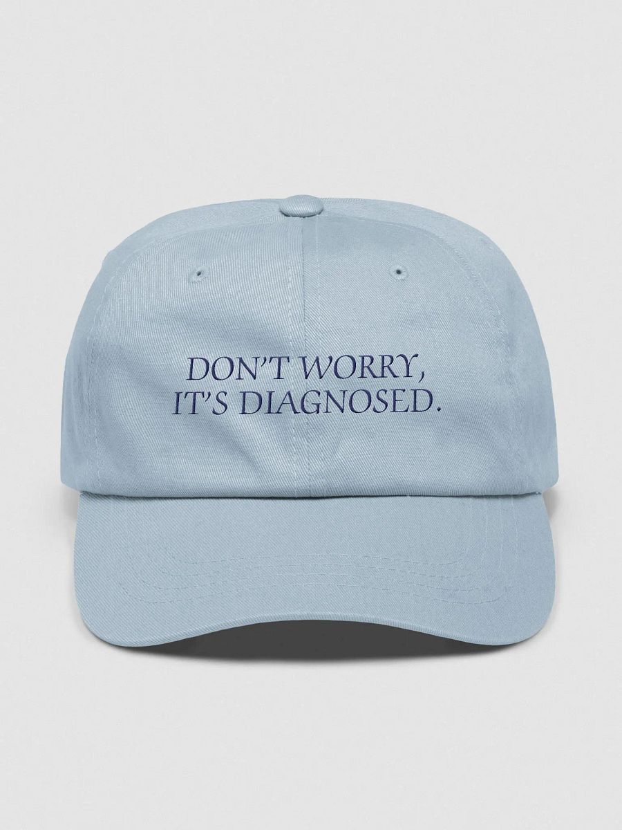 DW, IT'S DIAGNOSED. (navy thread) classic dad hat product image (9)