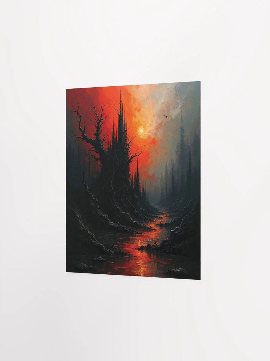 Gothic Sunset River Matte Poster product image (16)