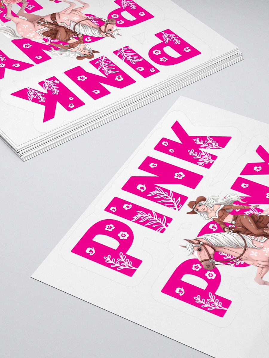 Pink Pony Club cowgirl Kiss Cut Stickers product image (12)