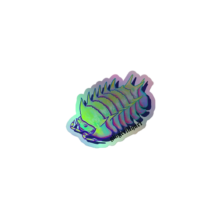 spikey isopod sticker product image (1)