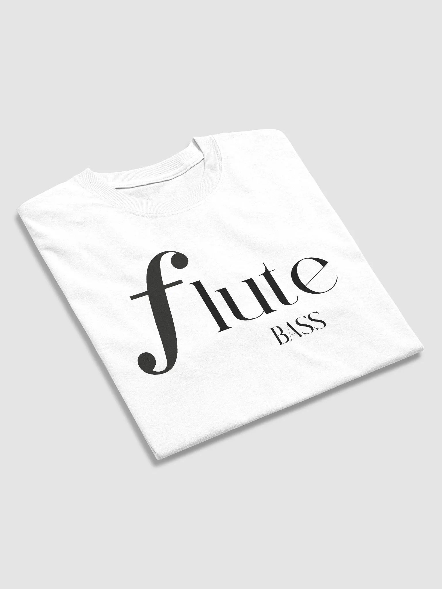 Forte Flute Tee - Black Letters - Bass - Unisex product image (3)