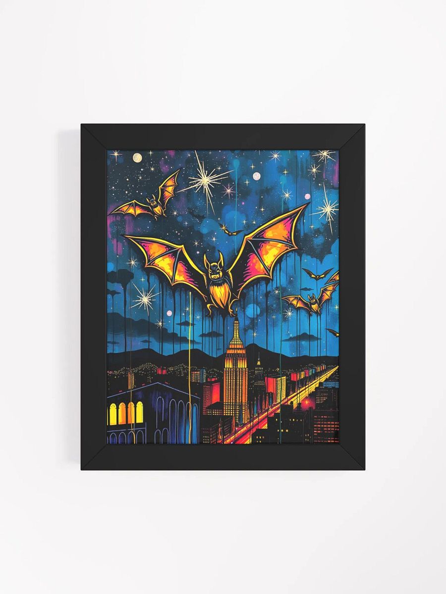 Starry City Bats Framed Poster product image (22)