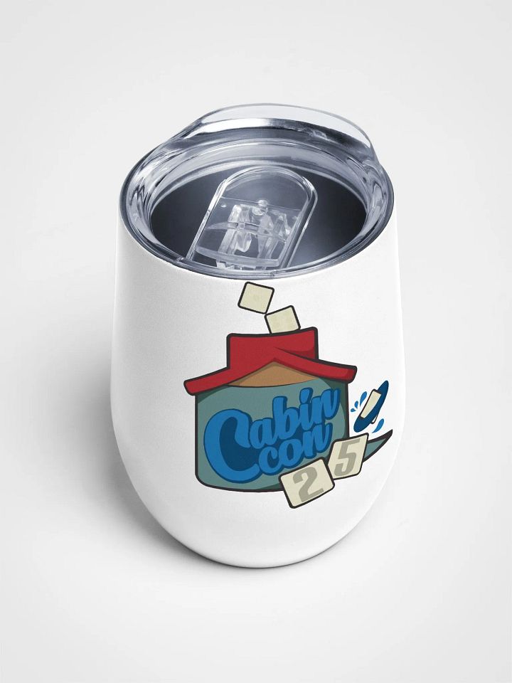 Cabin Con 2025 alt logo Wine Tumbler product image (1)