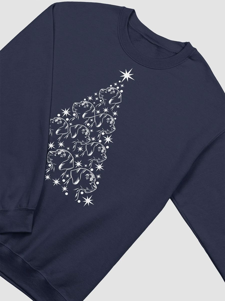 German Shorthaired Pointer Christmas Tree Sweatshirt Design for GSP Paw-rents product image (19)