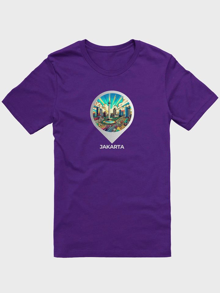 Bella+Canvas Supersoft T-Shirt | AI Design Jakarta city product image (2)