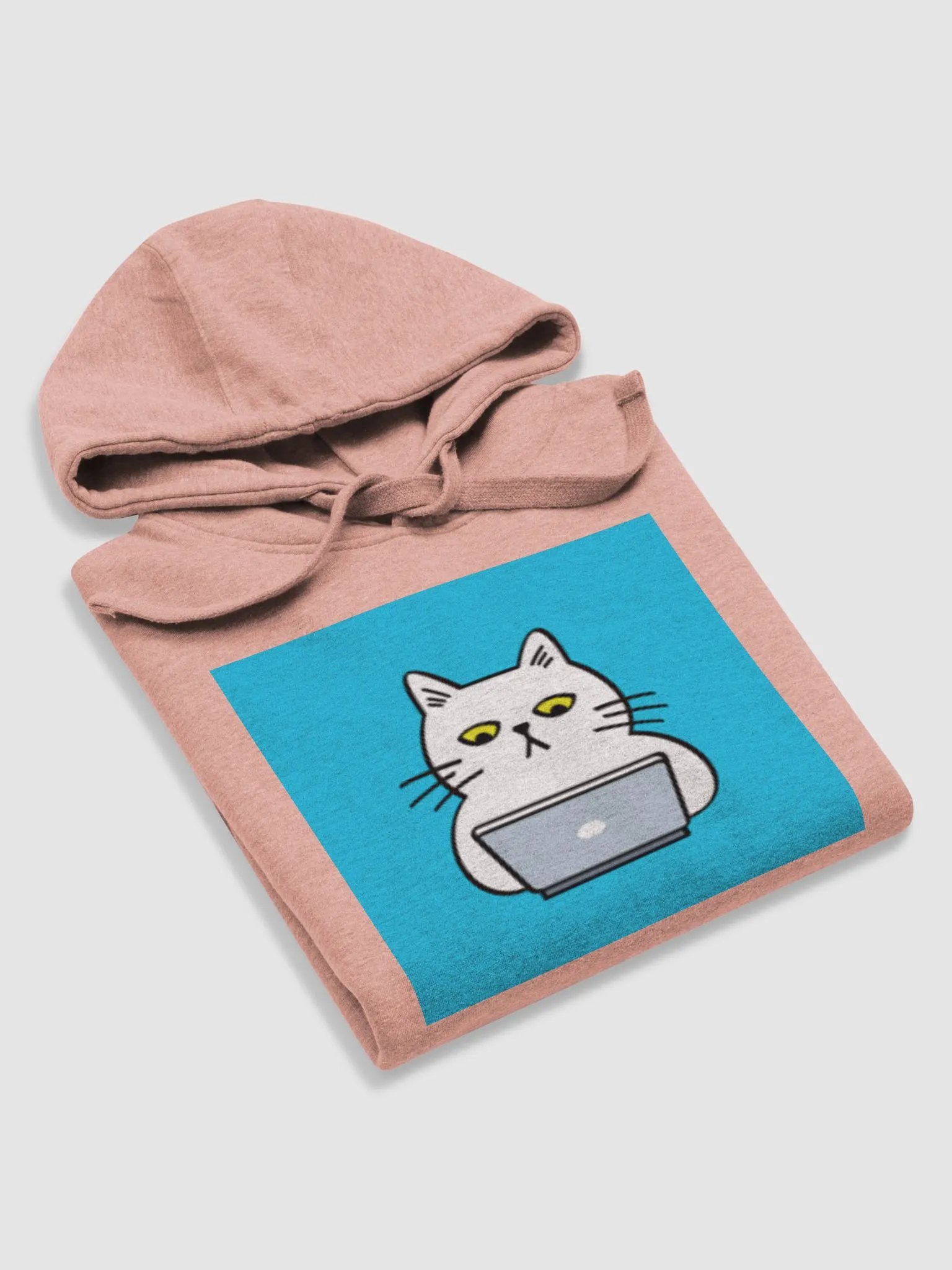 Cute Cat on laptop Unisex Hoodie product image (23)