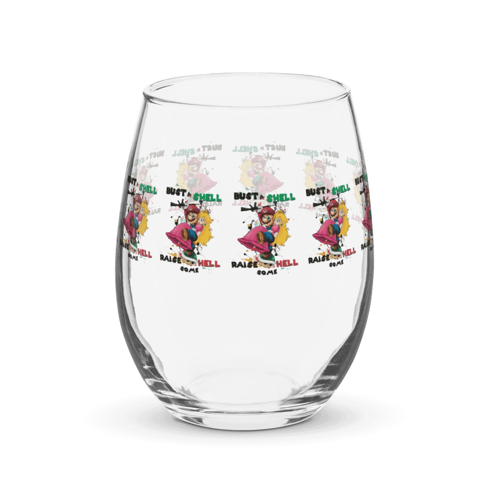 Bustin' Shells by StephyJ Stemless Wine Glass product image (3)