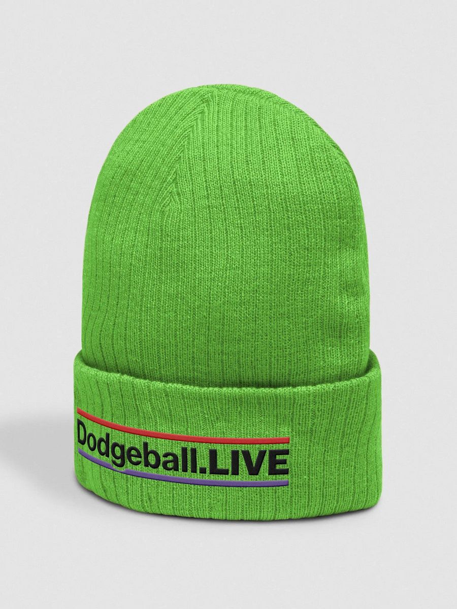 Dodgeball.LIVE HZ Knitted Beanie (Dark) product image (3)