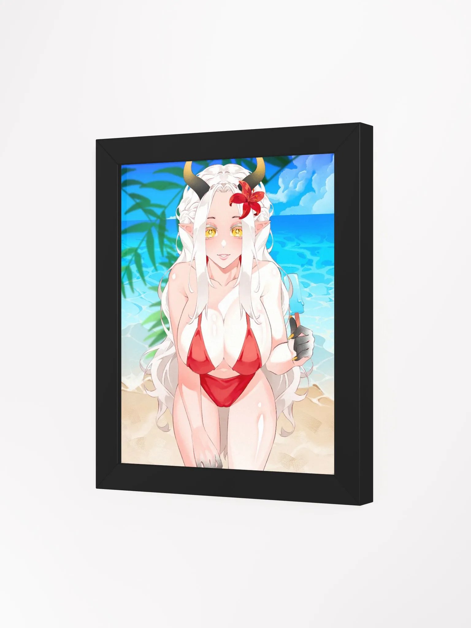 Natty at the Beach - Framed Poster product image (3)